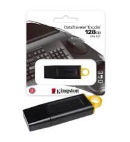 MEMORIA USB 128GB 3.2 KINGSTON GEN 1 EXODIA BLACK/YELLOW DTX/128GB