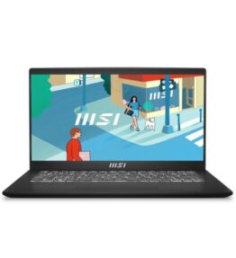 LAPTOP MSI MODERN 14 C7M 14" RYZEN 5 7530U 16GB 512GB SSD BLACK WIN 11 HOME ESPAÃOL 9S7-14JK12-275