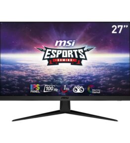 MONITOR 27" MSI G2712V 1920 x 1080 100HZ 1MS FHD IPS PANEL PLANO FLAT HDMI DISPLAY PORT ADAPTIVE SYNC 9S6-3CD41T-003