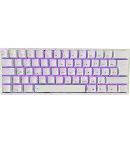 TECLADO GAMING EAGLE WARRIOR MECANICO USB Y INALAMBRICO BLUETOOTH GAMING(USB+2.4G+BLUETOOTH) 62 RGB LED BACKLIT WHITE ESPAÃOLKAY182U0002C