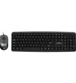 TECLADO Y MOUSE ARGOM INGLES USB CLASSIC BLACK ARG-KB-7428