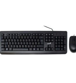 TECLADO Y MOUSE GENIUS KM-160 SP USB BLACK 31330001414