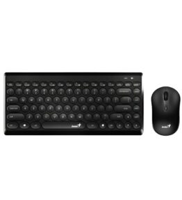 TECLADO Y MOUSE GENIUS LUXEMATE Q8000 SP BLACK 31340013401