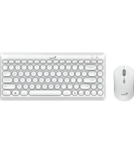 TECLADO Y MOUSE GENIUS LUXEMATE Q8000 SP WHITE 31340013410