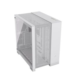 CASE GAMING CORSAIR AIRFLOW DOBLE CAMARA MEDIA TORRE 6500D VIDRIO TEMPLADO WHITE CC-9011260-WW