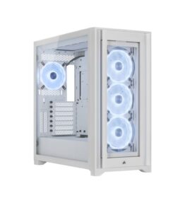 CASE GAMING CORSAIR ICUE 5000X RGBQL EDITION MID TOWER ATX WHITE 4 120RGB CC-9011233-WW