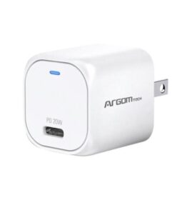 CARGADOR ARGOM FAST WALL CHARGE TYPE-C 20W ARG-AC-0110WT