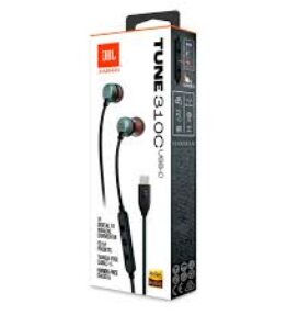 AUDIFONO ALAMBRICO JBL TUNE 310C USB-C NEGRO JBLT310CBLKAM