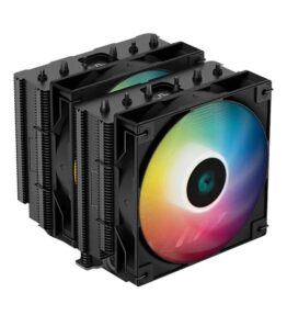 ABANICO DEEPCOOL AG620 BK ARGB 120MM DOBLE PARA CPU NEGRO R-AG620-BKANMN-G2