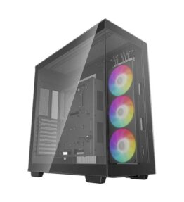 CASE GAMING DEEPCOOL CH780 ATX MAX PREMIUM CON VIDRIO TEMPERADO EN EL FRENTE Y LATERAL NEGRO R-CH780-BKADE41-A1