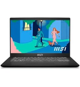 LAPTOP MSI MODERN 14 C7M-251XCR 9S7-14JK12-251 14" RYZEN 5 7530U 16GB ONBOARD 512GB SSD BLACK SIN SISTEMA OPERATIVO-SPANISH