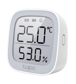 SENSOR DE HUMEDAD Y TEMPERATURA INTELIGENTE TP LINK T315 US AUTOMATIZACION DEL HOGAR BLANCO