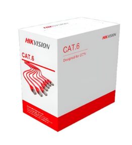 CABLE UTP CAT6 HIKVISION DS-1LN6OUSPE(O-STD) NEGRO 305METROS 307400667