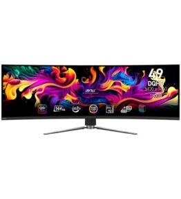 MONITOR 49" MSI MPG 491CQP QD-OLED 5120 X 1440 144HZ 0.03MS CERTIFICACION VESA CLEARMR 8000 DISPLAY HDR NEGRO 9S6-3FA84T-002