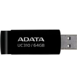 MEMORIA USB 64GB 3.2 ADATA NEGRO UC310-64G-RBK