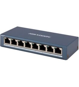 SWITCH 8 PUERTOS HIKVISION L2. UNMANAGED. 8 GIGABIT RJ45 PORTS. DESKTOP PLASTIC DS-3E0508-E (O-STD) 301801288