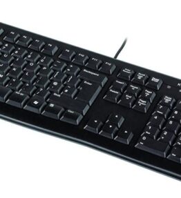 TECLADO Y MOUSE LOGITECH MK120 INGLES USB ALABRICO BLACK 920-002565