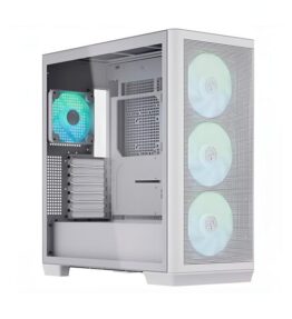 CASE GAMING AEROCOOL APNX  C1-WT-v1 APCM-CR01043.21 ARGB fans * 4