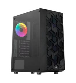 CASE GAMING AEROCOOL HIVE-G-BK-V3 MEDIA TORRE ATX PANEL LATERAL DE VIDRIO TEMPLADO 1 VENTILADOR RGB NEGRO ACCM-PV27013.11