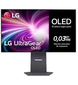 MONITOR 32&apos;&apos; GAMING LG ULTRAGEAR OLED 3840 x 2160 4K 240Hz 0.03MS FREESYNC PREMIUM PRO IPS HDMI DISPLAY PORT PLANO NEGRO 32GS95UE-B. AUS