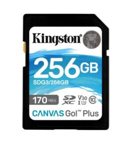 MEMORIA SD 256GB KINGSTON SDXC CANVAS GO PLUS 170R C10 SDG3/256GB