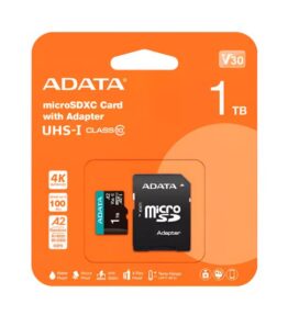 MEMORIA MICRO SD 1TB ADATA AUSDX1TUI3V30SA2- RA1