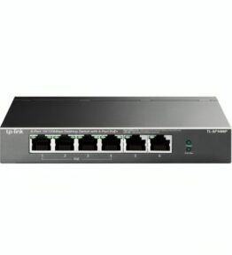 SWITCH TP LINK  6 PUERTOS 10/100  4-Port PoE+ TL-SF1006P(UN)