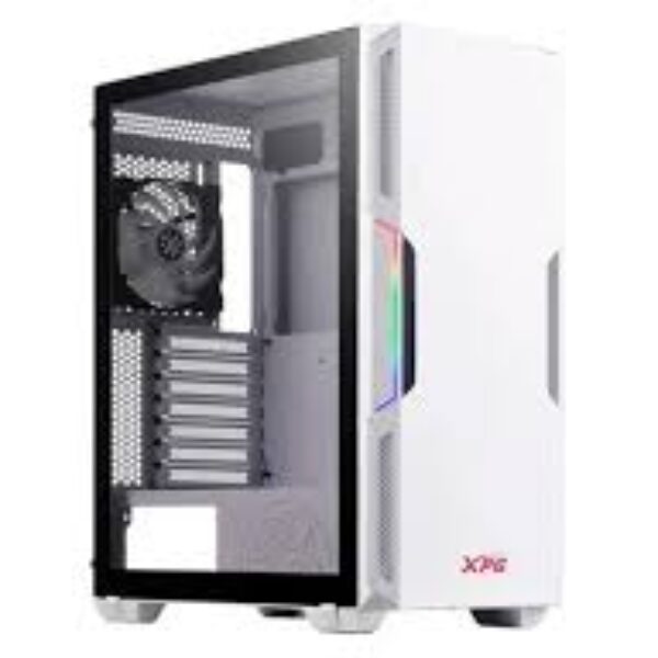 CASE GAMING ADATA XPG STARKER MID TOWER VENTILADORES 2 DE 120MM CON VIDRIO LATERAL STARKER-WHCWW