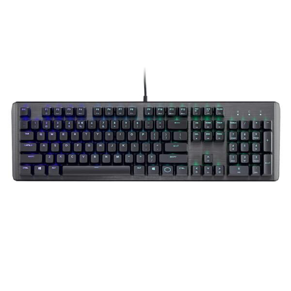 TECLADO GAMING RGB COOLER MASTER CK-550 V2 MECï¿½NICO ALï¿½MBRICO USB INGLï¿½S SWITCH MARRï¿½N CK-550-GKTM1-US