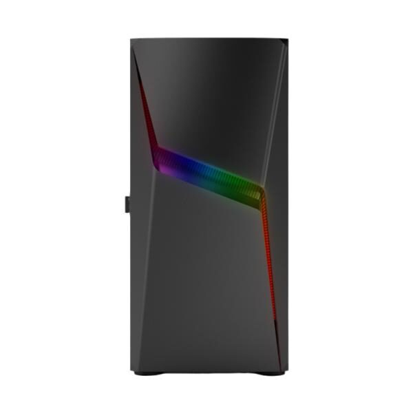 CASE GAMING RGB EAGLE WARRIOR STORM CG03YBRA001C MID TOWER 1 VENTILADOR DE 120MM CON VIDRIO LATERAL Y TIRA RGB