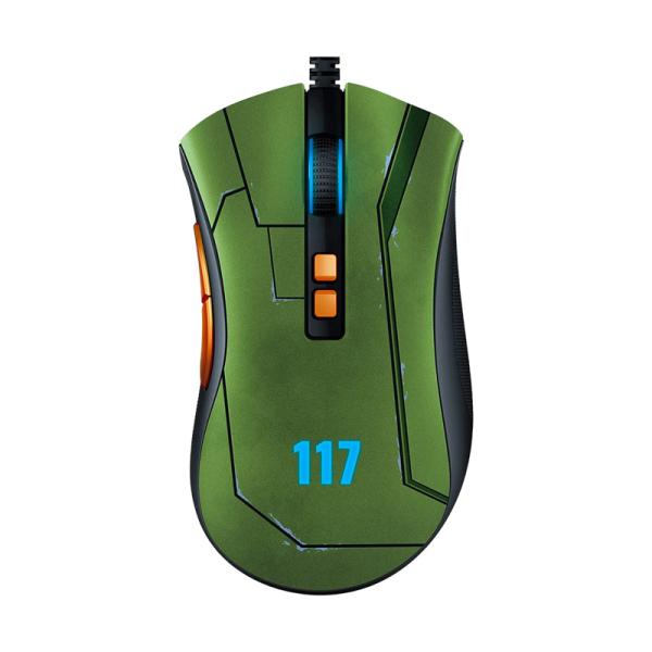 MOUSE GAMING RGB RAZER DEATHADDER V2 AL�MBRICO USB EDICION HALO 20000 DPI RZ01-03210300-R3M1
