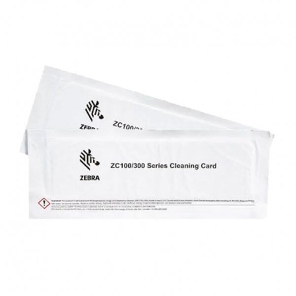 KIT DE LIMPIEZA ZEBRA ZC100/300 2 CARDS 105999-311-01