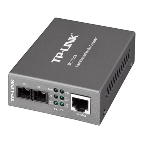 ADAPTADOR TP LINK CONVERTIDOR 10/100 MBPS SINGLE MODE MC110CS UN