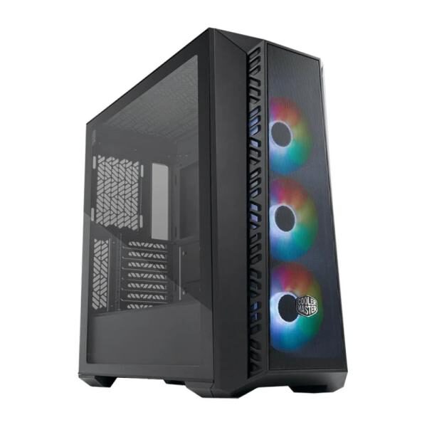 CASE GAMING RGB COOLER MASTER MASTERBOX 520 MESH MID TOWER VENTILADORES 3 DE 120MM CON VIDRIO LATERAL Y MALLA FRONTAL MB520-KGNN-S00