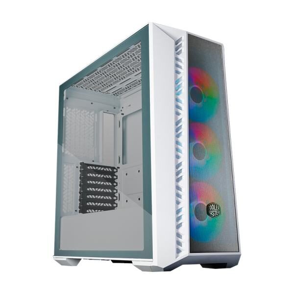 CASE GAMING RGB COOLER MASTER MASTERBOX 520 MESH MID TOWER VENTILADORES 3 DE 120MM CON VIDRIO LATERAL Y MALLA FRONTAL MB520-WGNN-S00