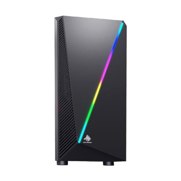 CASE GAMING RGB EAGLE WARRIOR CG05AARA001C H430 MID TOWER SIN VENTILACIï¿½N INCLUIDA CON VIDRIO FRONTAL Y LATERAL Y TIRA RGB