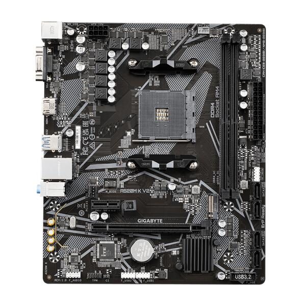 TARJETA MADRE GIGABYTE A520M K V2 AM4 MICRO-ATX DDR4