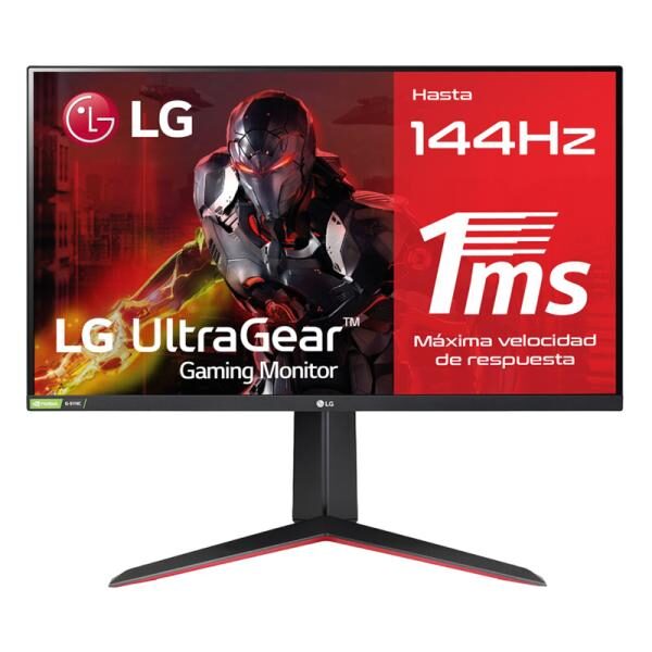 MONITOR 27'' LG 27GN65R-B FHD 1920x1080 144Hz DP HDMI PLANO SLIM 195174010860ï¿½
