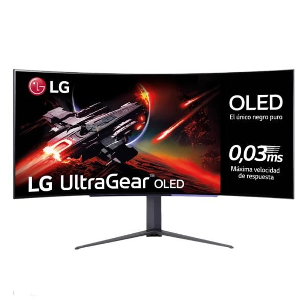 MONITOR LG 45" 45GR95QE-B FHD IPS 3440 X1440 240HZ DP HDMI OLED CURVO
