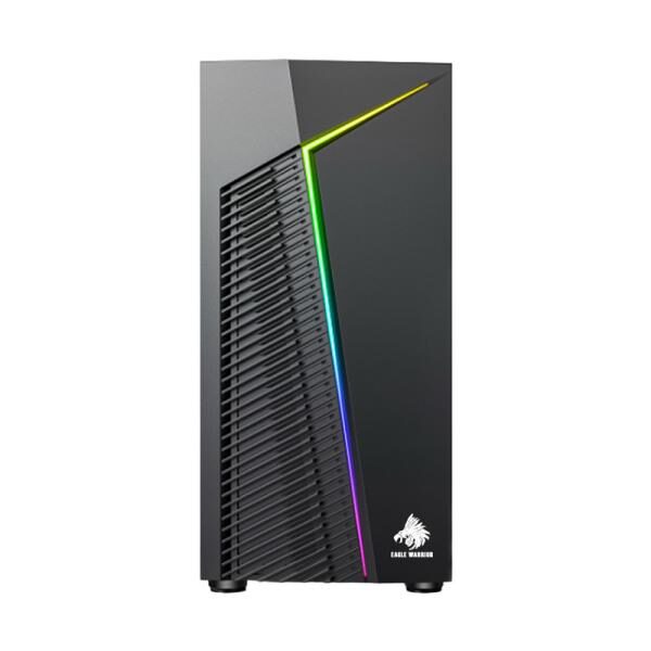 CASE GAMING RGB EAGLE WARRIOR CG03RWRA001C H410 SIN VENTILACIï¿½N INCLUIDA CON VIDRIO LATERAL Y TIRA RGB