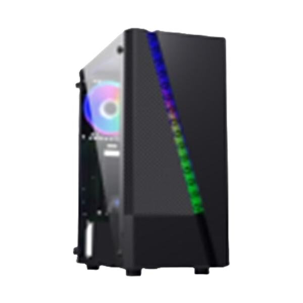 CASE GAMING RGB EAGLE WARRIOR CG17AARA001C MID TOWER SIN VENTILACIï¿½N INCLUIDA CON VIDRIO FRONTAL Y TIRA RGB