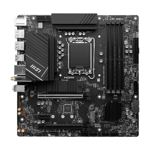 TARJETA MADRE MSI PRO B760M-A WIFI LGA1700 MICRO-ATX DDR5 911-7D99-007