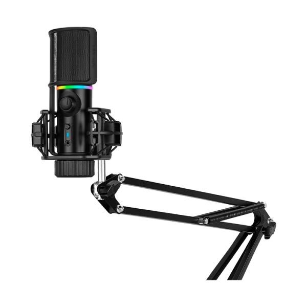 MICRï¿½FONO GAMING RGB STREAMPLIFY MIC-48-RGB-MA-BK USB CARDIOIDE CON BRAZO SPMC-MZ1C227.11
