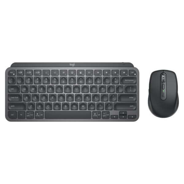 TECLADO Y MOUSE LOGITECH MX KEYS MINI COMBO FOR BUSINESS MEMBRANA INALï¿½MBRICO ESPAï¿½OL 920-011053