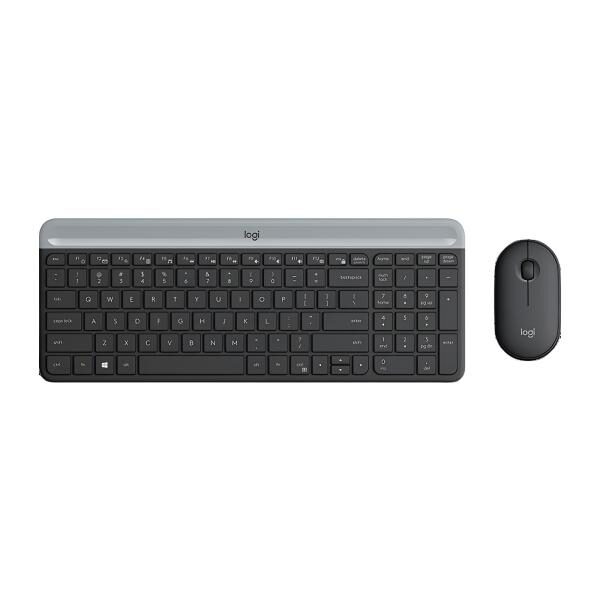 TECLADO Y MOUSE LOGITECH MK470 SLIM COMBO INALï¿½MBRICO 2.4 GHZ INGLï¿½S 920-009437