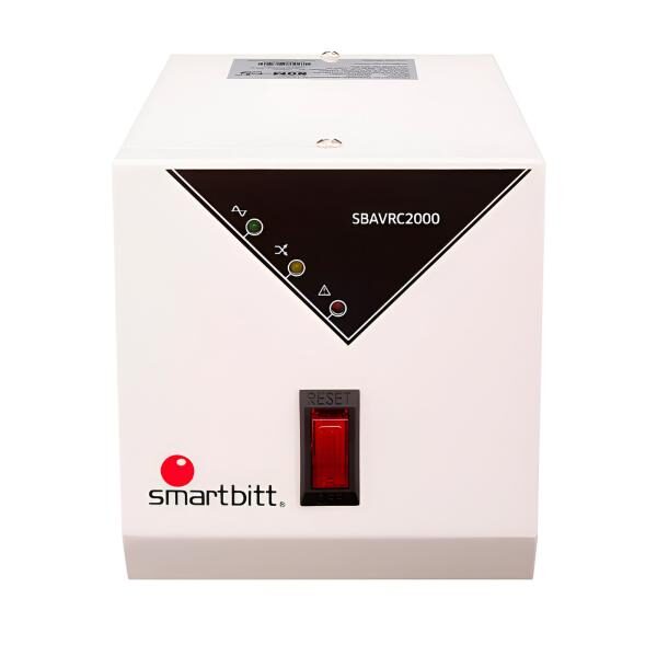 REGULADOR DE VOLTAJE SMARTBITT SBAVRC2000 2000VA 1200W 1 TOMA 80?150 VCA RETARDO DE ENCENDIDO Lï¿½NEA BLANCA
