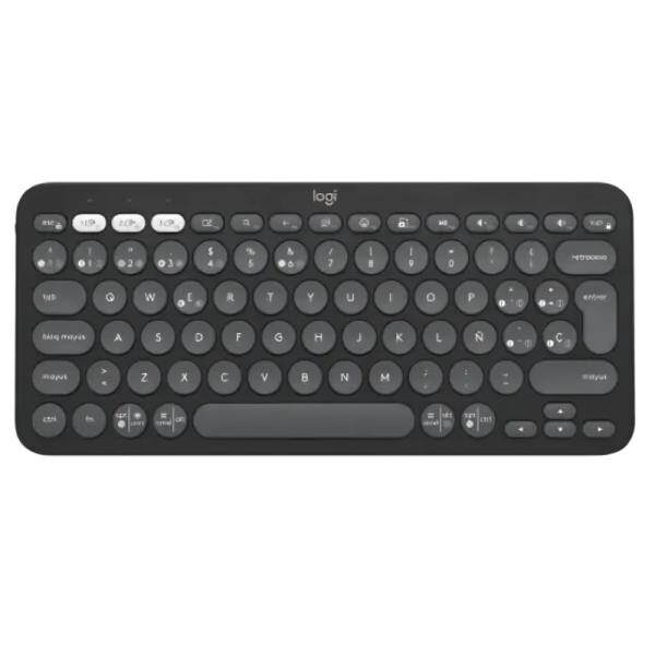 TECLADO LOGITECH PEBBLE KEYS 2 K380S MEMBRANA INALï¿½MBRICO BLUETOOTH ESPAï¿½OL 920-011783