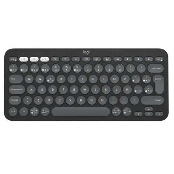 TECLADO LOGITECH PEBBLE KEYS 2 K380S MEMBRANA INAL�MBRICO BLUETOOTH ESPA�OL 920-011783