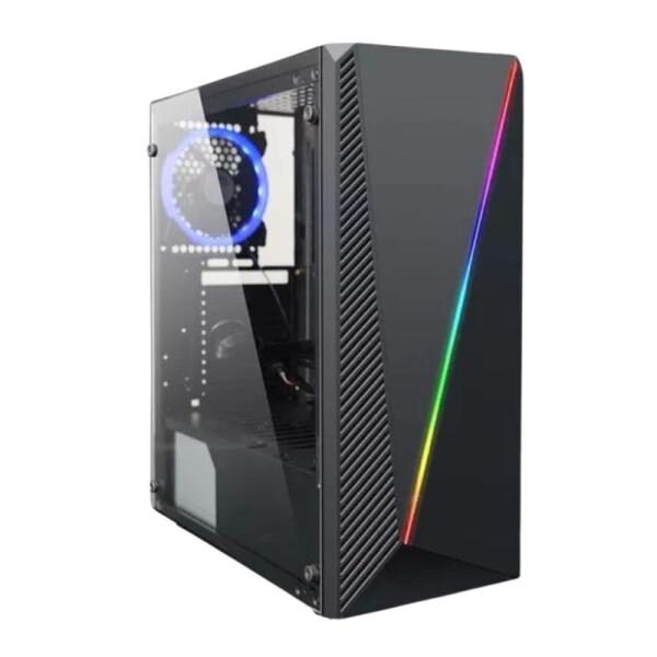 CASE GAMING RGB EAGLE WARRIOR CG05AKRA001C MID TOWER SIN VENTILACIï¿½N INCLUIDA CON VIDRIO LATERAL Y MALLA FRONTAL