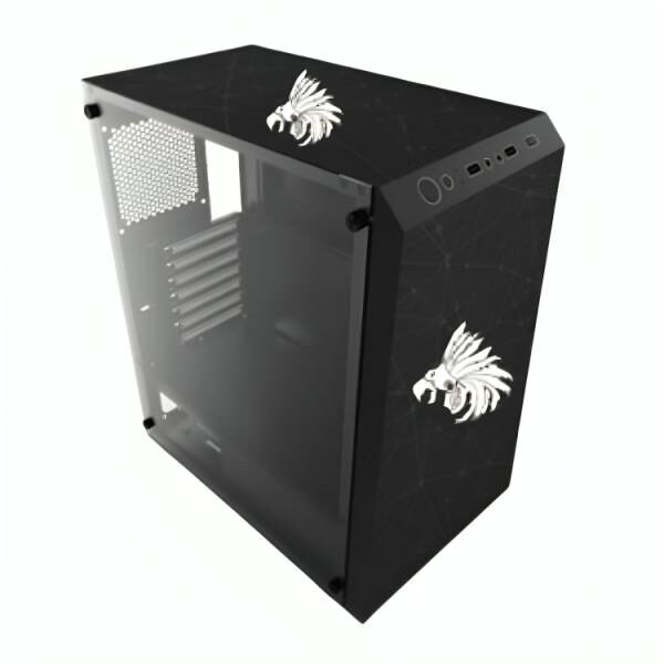 CASE GAMING RGB EAGLE WARRIOR CG01W8RA001C MID TOWER SIN VENTILACIï¿½N INCLUIDA CON VIDRIO LATERAL